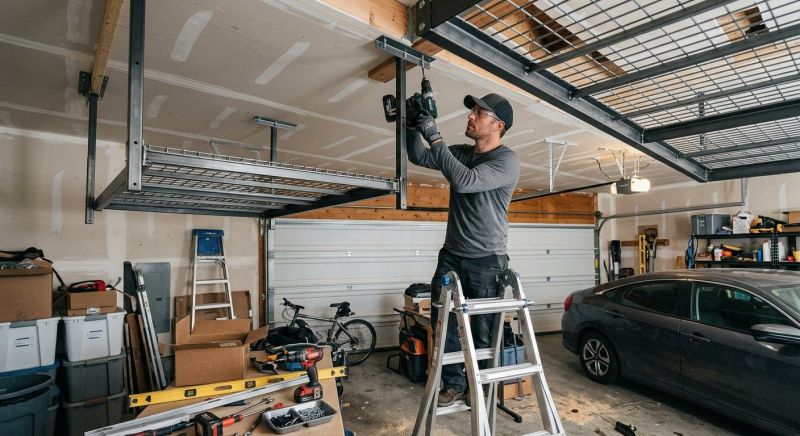 Ceiling Rack Installation in Bethesda, MD