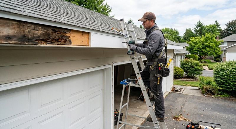 Garage Fascia Repair in Conroe, TX