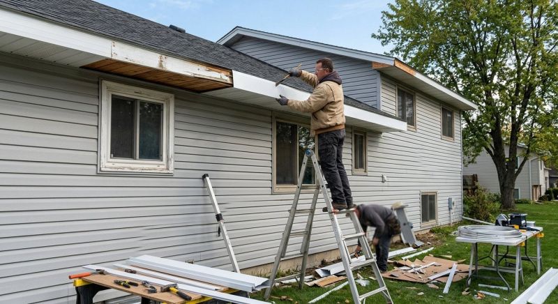Aluminum Fascia Replacement in Alpharetta, GA
