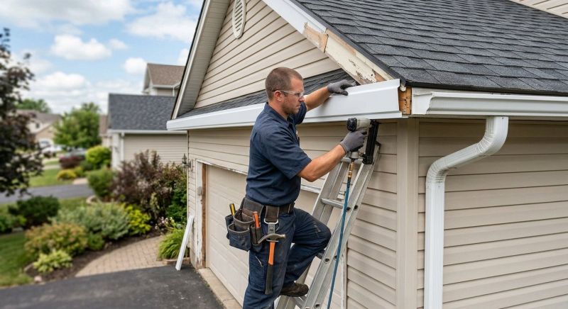 Aluminum Fascia Replacement in Alpharetta, GA