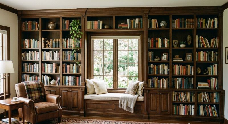 Built In Bookshelves Installation in Raleigh, NC