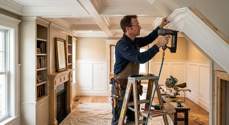 Crown Molding Installation in Wilmington, NC