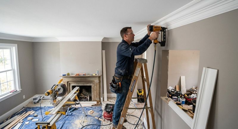 Crown Molding Renovation in Kansas City, KS