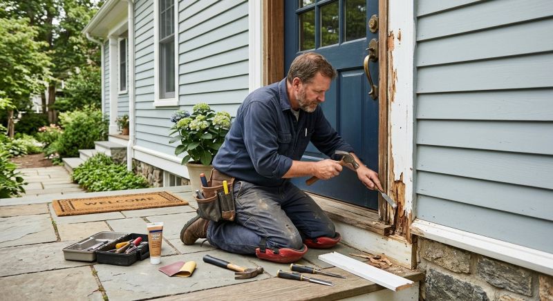 Exterior Door Trim Repair in Alpharetta, GA