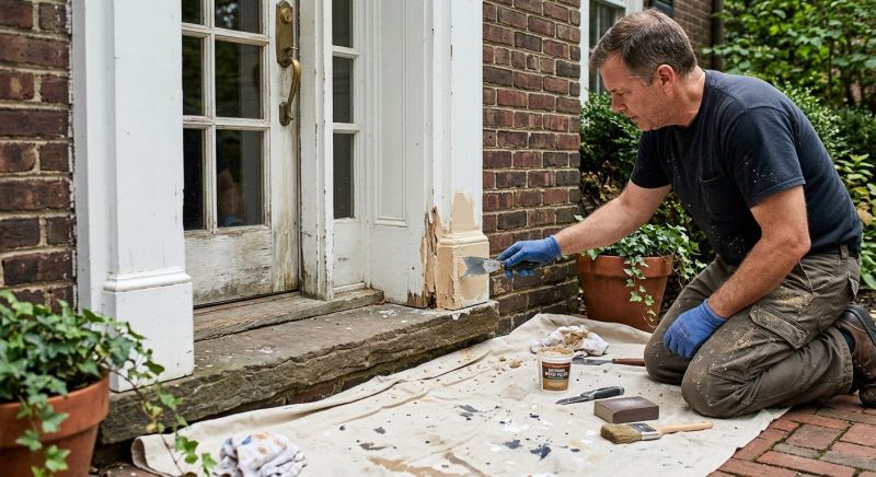 Exterior Window Molding Repair in Alpharetta, GA