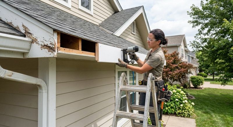 Garage Fascia Repair in Kansas City, KS