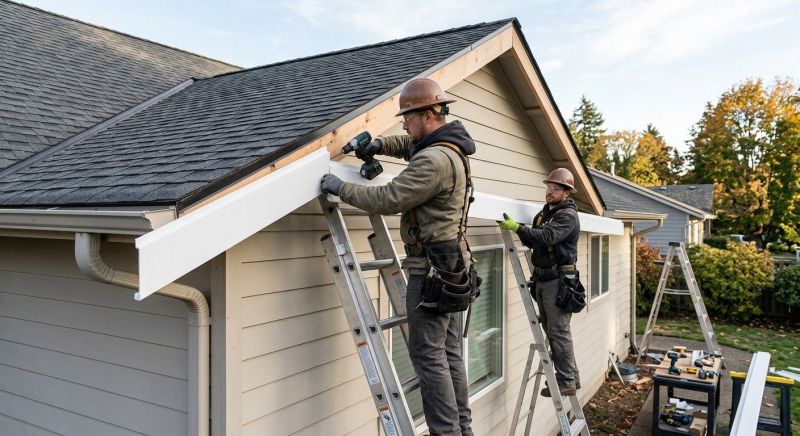 Garage Fascia Replacement in Overland Park, KS