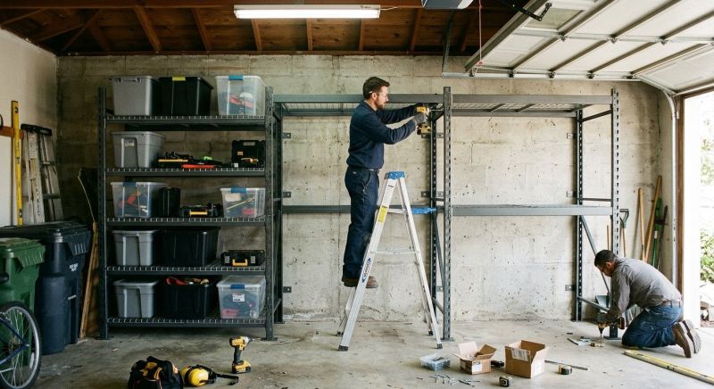 Garage Tool Rack Installation in Fairfax County, VA
