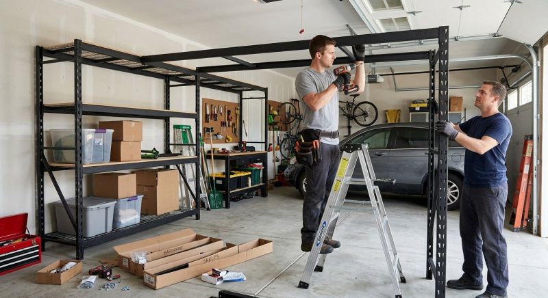 Garage Tool Rack Installation in Loudoun County, VA