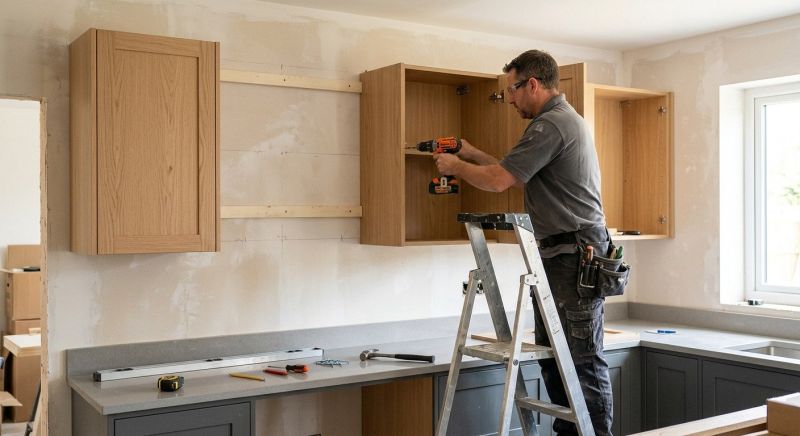 Glazed Cabinets Installation in Cincinnati, OH