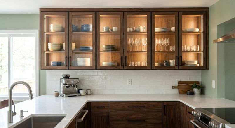 Glazed Cabinets Installation in Dayton, OH