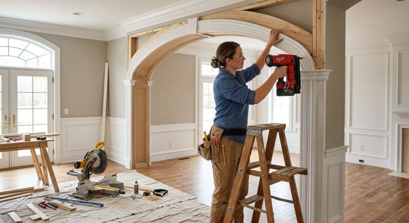 House Molding Installation in Wilmington, NC