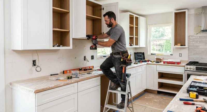 Kitchen Island Installation in Cincinnati, OH