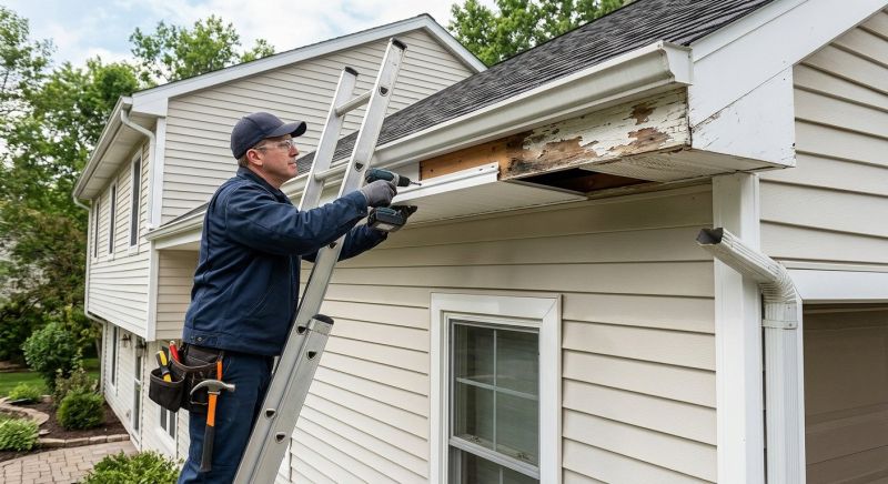Metal Soffit Repair in Alpharetta, GA