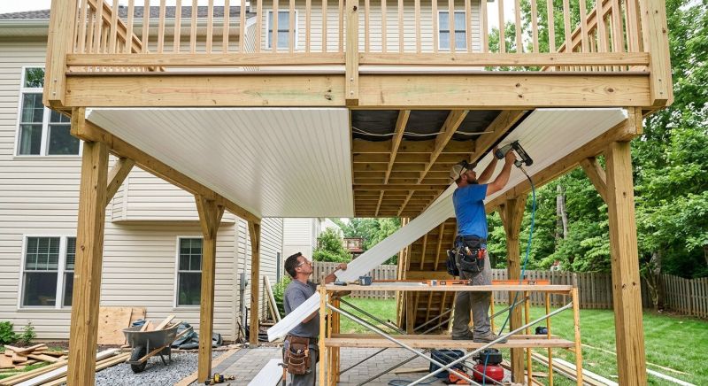 Porch Ceiling Replacement in Wilmington, NC