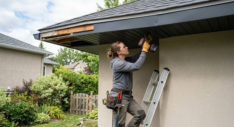 Soffit Damage Repair in Olathe, KS