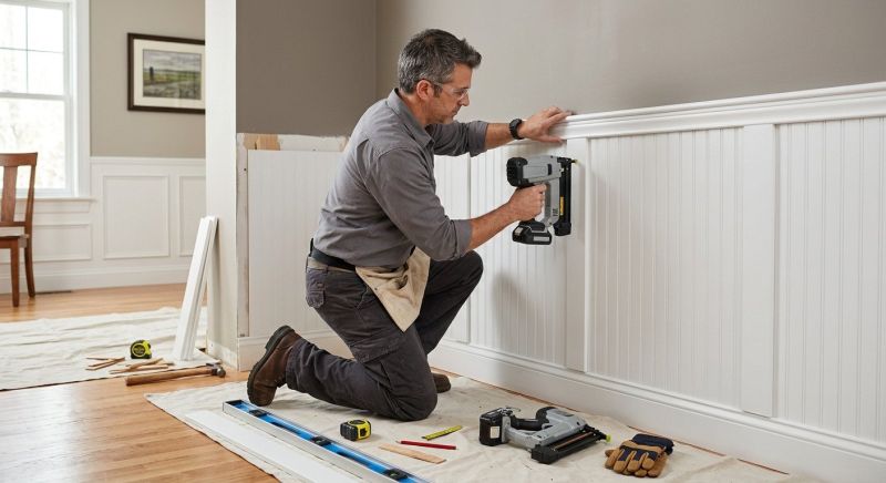 Wall Paneling Installation in Wilmington, NC
