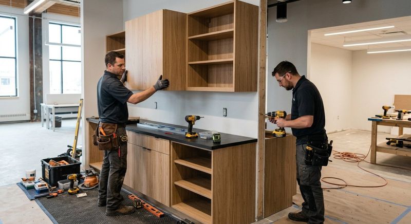 Wood Cabinet Installation in Dayton, OH