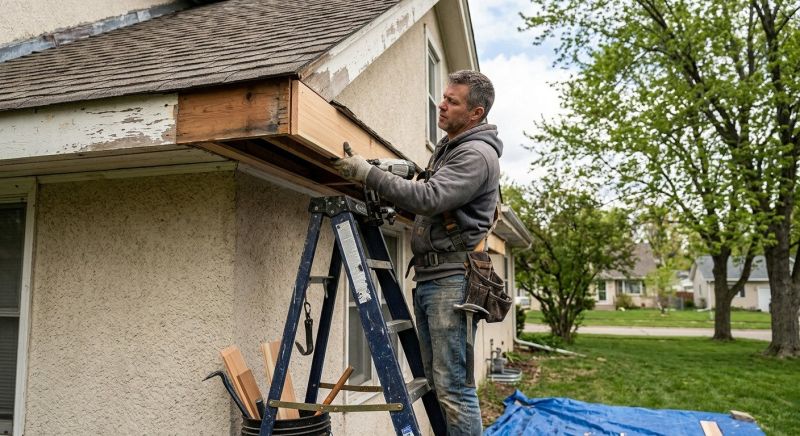 Wooden Eaves Repair in Alpharetta, GA